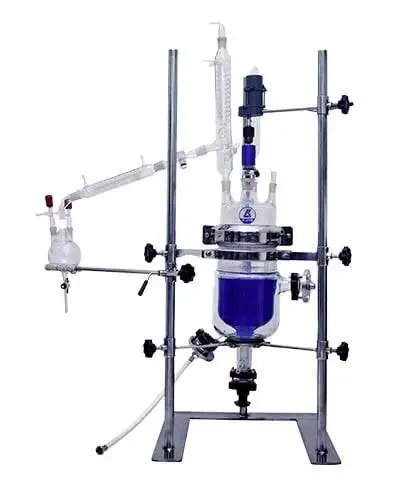 jacketed glass reactor unit