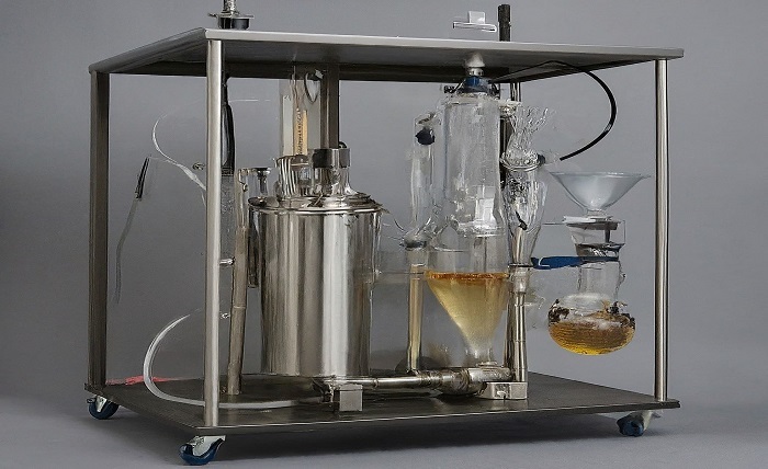 continuous liquid liquid extraction