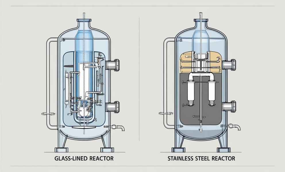 glass lined reactor application