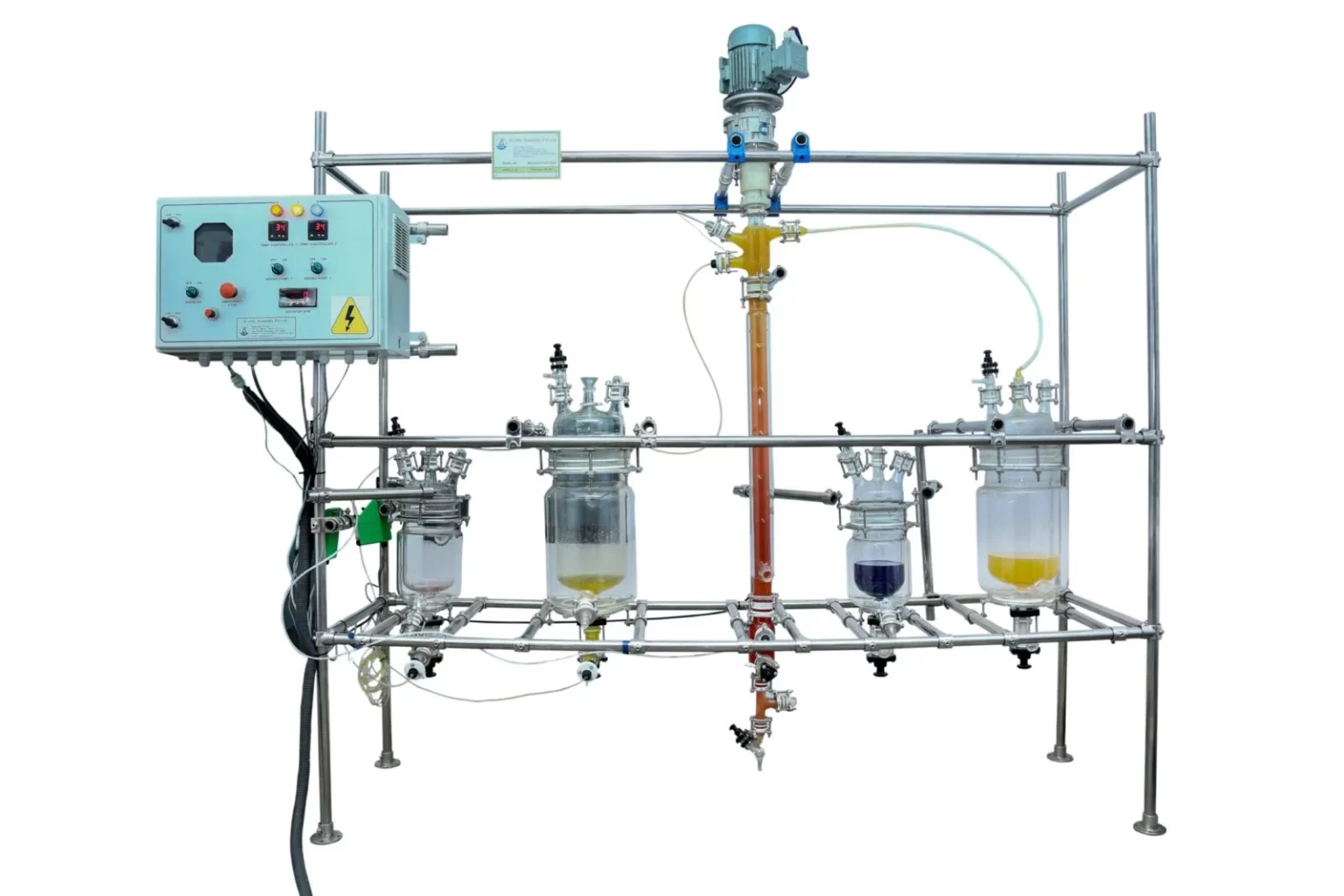 liquid liquid extraction system for solvent separation and chemical processing by KJHIL