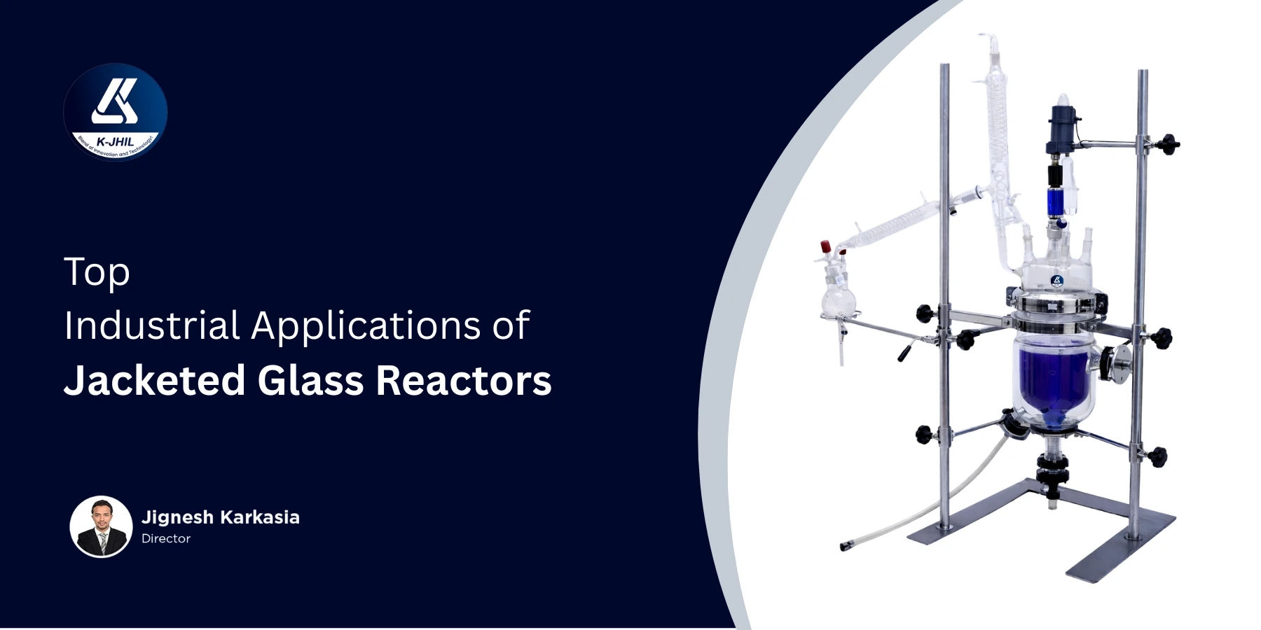 top industrial applications of jacketed glass reactors