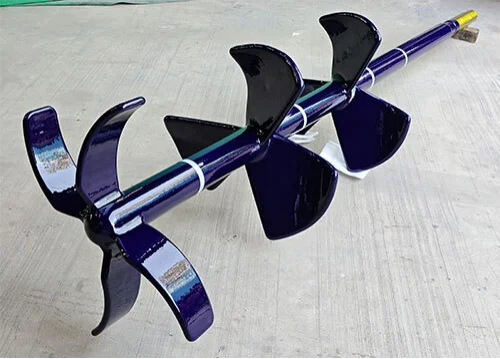 industrial reactor agitator mixing blade